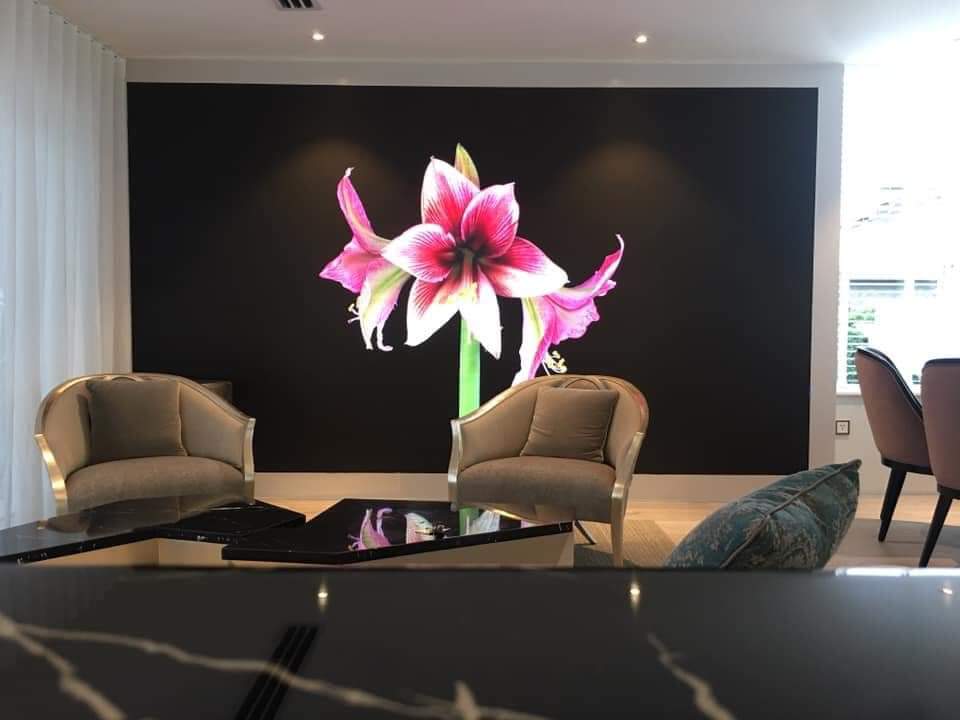 Mành hình led P4 cty bất động sản Q7