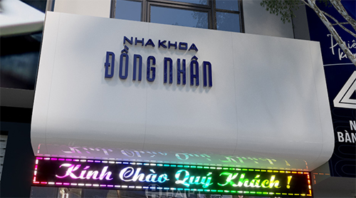 bảng hiệu nha khoa 
