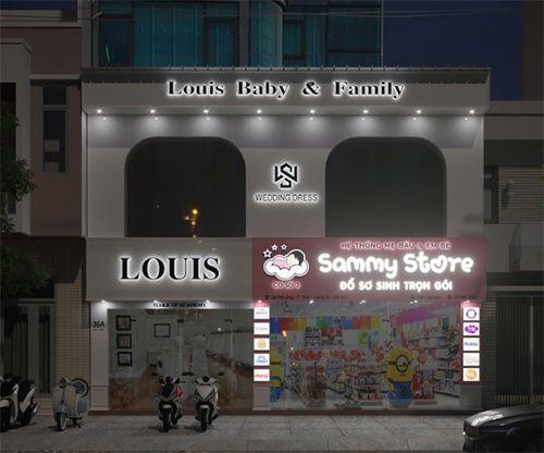 Bảng hiệu Shop Mẹ Bầu và em Bé