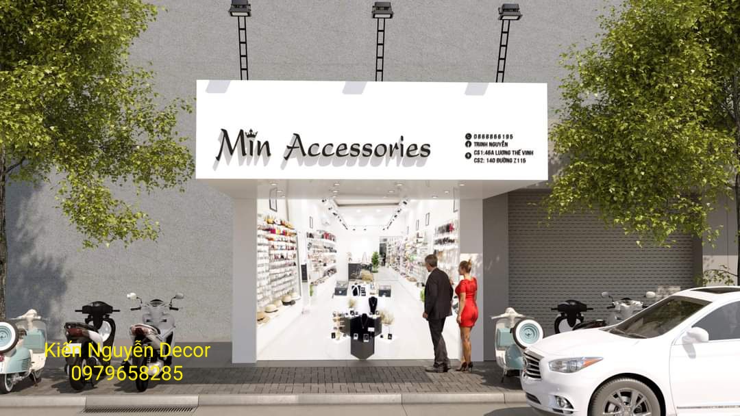 Bảng hiệu Min Shop fashion