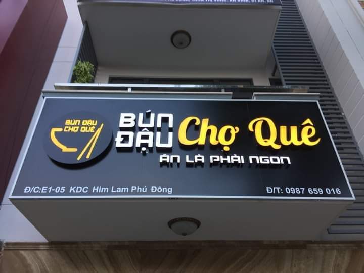 Bảng hiệu Quảng cáo Alu Chữ Mica