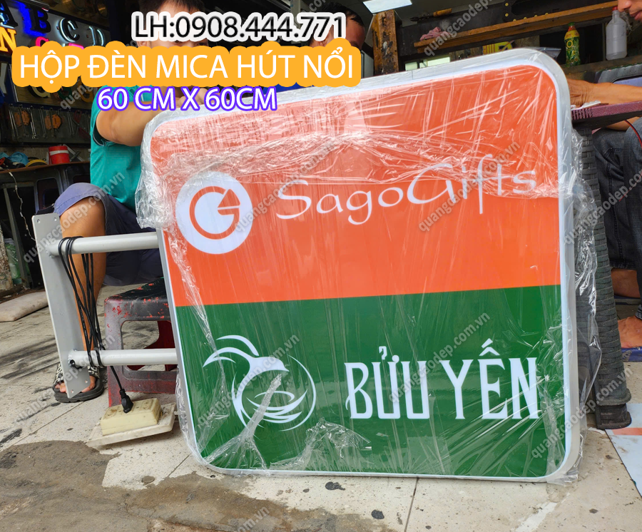 Hộp đèn led mica hút nổi ( hình vuông , hình tròn, hình chữ nhật, hình ovan...)